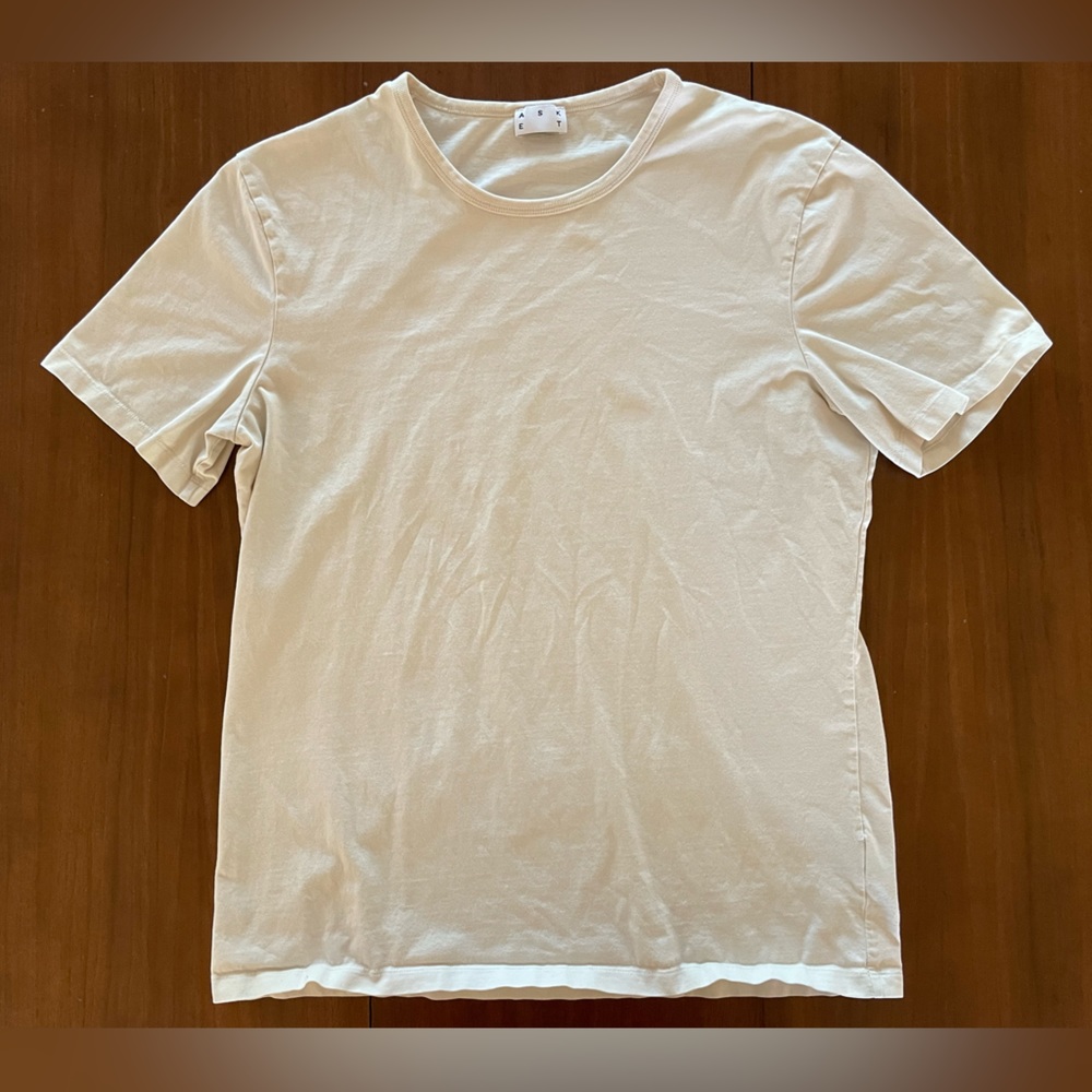 Asket - The T-Shirt - Off-White - Medium (Long Length)